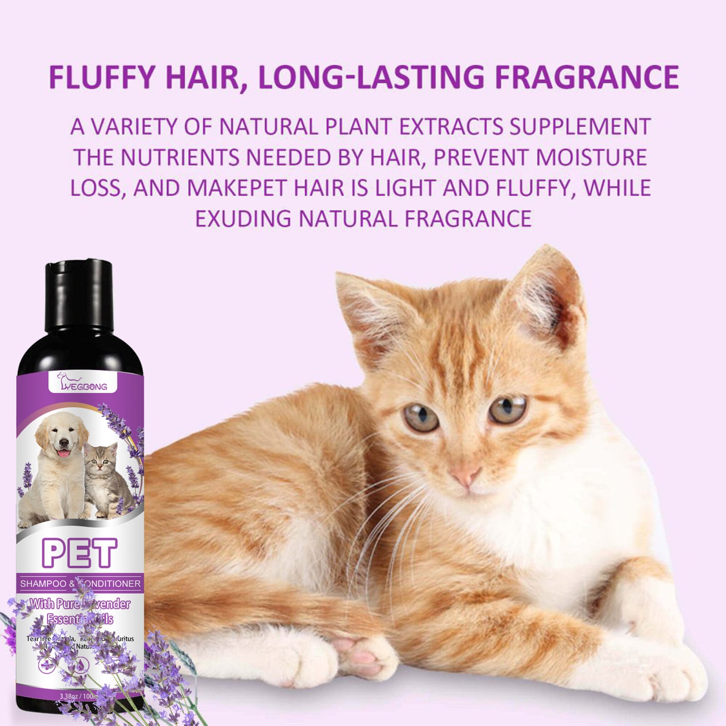 Lavender Breeze Pet Spa Shampoo and Conditioner