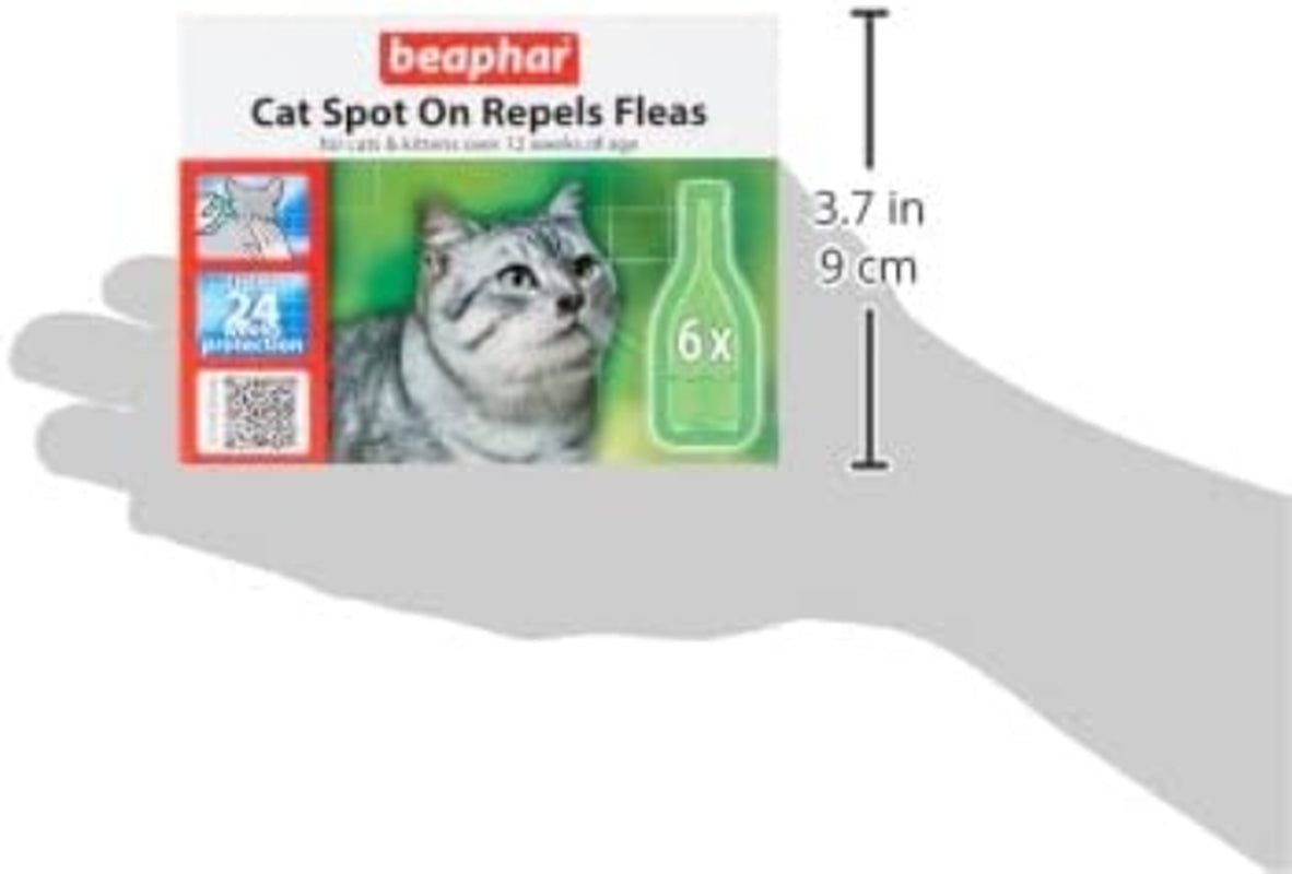 Beaphar Cat Spot on 24 Week Flea Protection 6 X 0.8 Ml