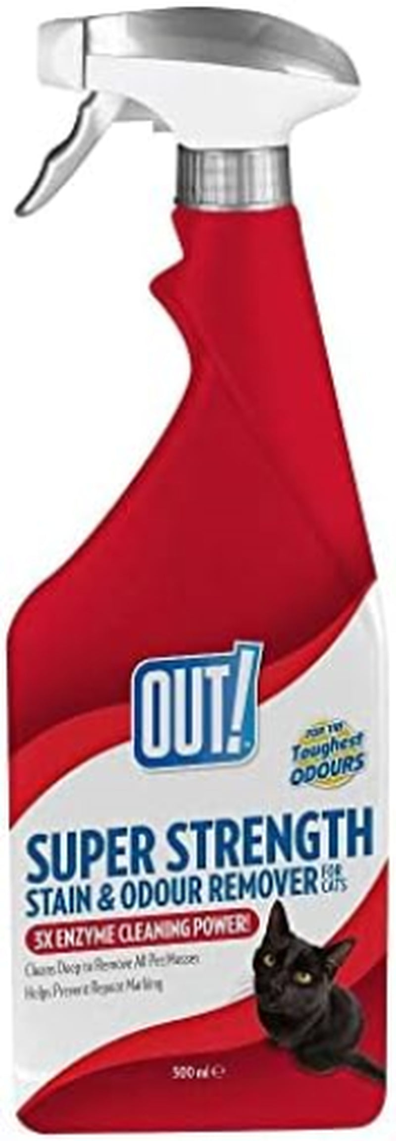 OUT! Super Strength Pet Stain and Odour Remover| 3X Enzymatic Pro-Bacteria 500