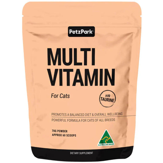 Petz Park Multivitamin for Cats Fish Flavour 60 Scoops - 78G