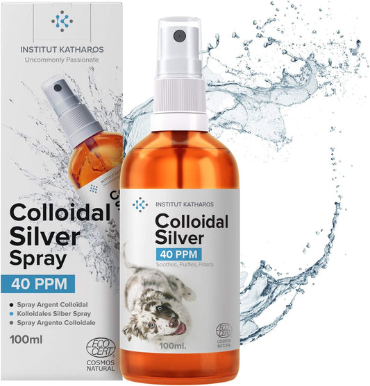 Colloidal Silver Antiseptic Spray All-In-1 Treatment: Dogs & Cats ? Skin Issues