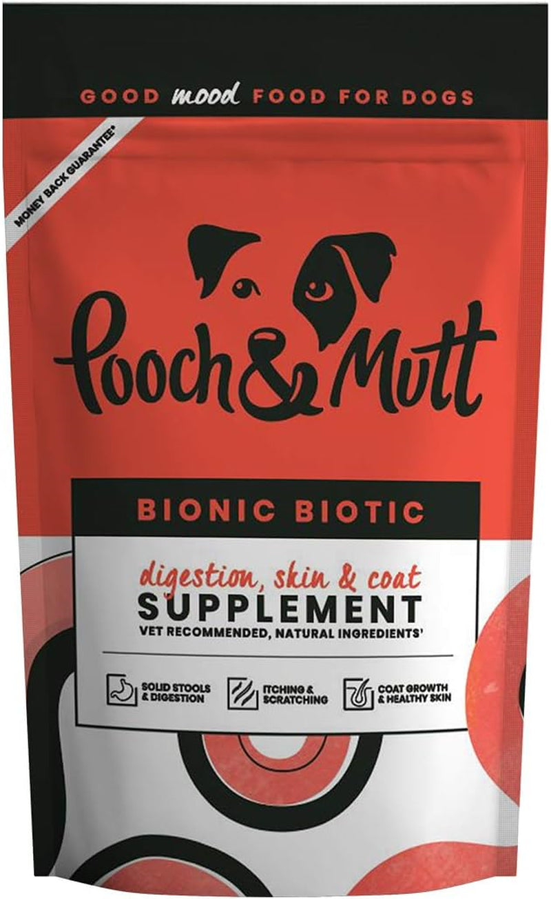 Pooch & Mutt - Bionic Biotic, Supplement for Dog Digestion Healthy Skin and 200G