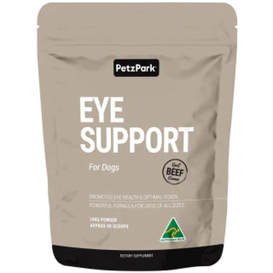 Petz Park Eye Vision Support Powder for Dogs Roast Beef Flavour 90 Scoops - 180G