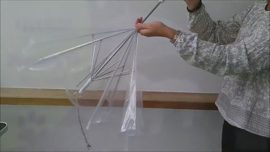 Transparent Pet Umbrella Adjustable Dog Rope