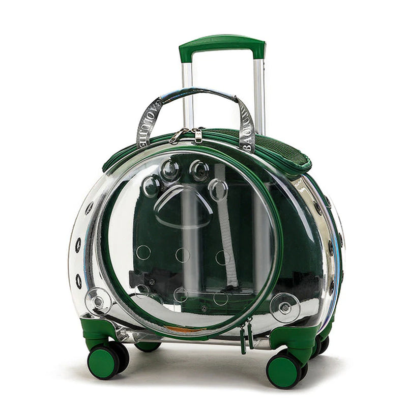 Pet Trolley Case Dog Backpack Carry Cart Outdoor Breathable Backpack for Pet Travel Portable Dog Bag Outdoor Travel Pets Carrier